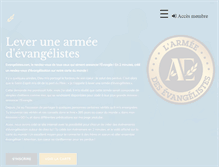 Tablet Screenshot of evangelistes.com